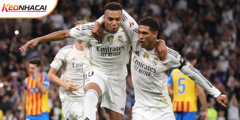 Valencia vs Real Madrid có sự chênh lệch hoàn toàn trong quá khứ